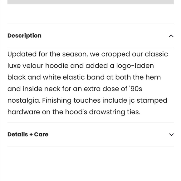 Juicy Couture Signature Cropped Pullover (… - Picture 4 of 7